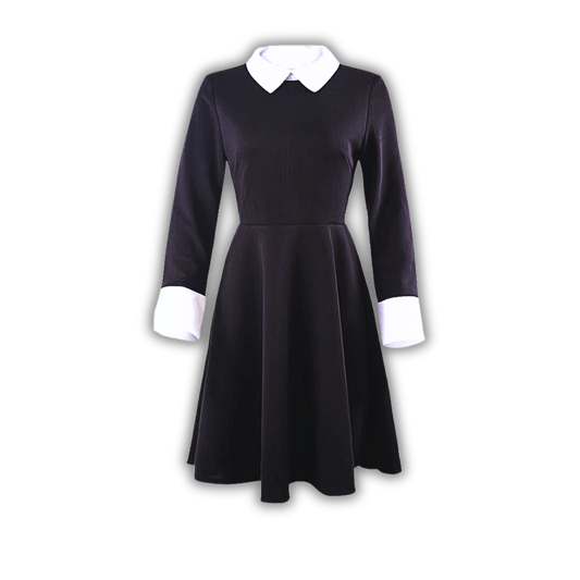 Wednesday White Collar Costume for Adults